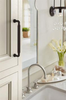 Amerock, Coble, 6 5/16" (160mm) Straight Pull, Oil Rubbed Bronze - installed 1