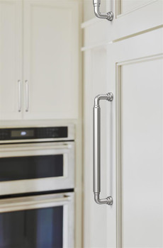 Amerock, Coble, 7 9/16" (192mm) Straight Pull, Polished Chrome - installed 1