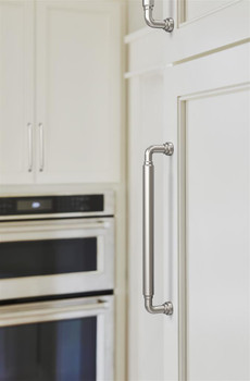 Amerock, Coble, 7 9/16" (192mm) Straight Pull, Polished Nickel - installed 1