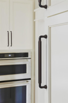 Amerock, Coble, 8 13/16" (224mm) Straight Pull, Oil Rubbed Bronze - installed 1