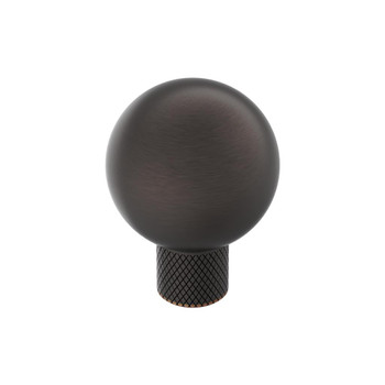 Amerock, Collet, 1 1/8" Round Knob, Oil Rubbed Bronze