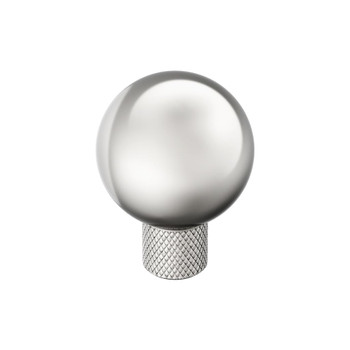 Amerock, Collet, 1 1/8" Round Knob, Polished Nickel