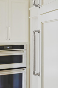Amerock, Collet, 8 13/16" (224mm) Straight Pull, Polished Nickel - installed 1