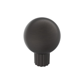 Amerock, Cowrie, 1 1/8" Round Knob, Oil Rubbed Bronze