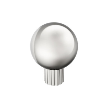 Amerock, Cowrie, 1 1/8" Round Knob, Polished Nickel