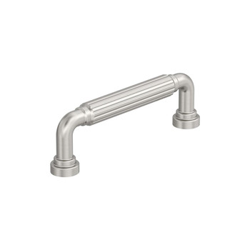Amerock, Cowrie, 3 3/4" (96mm) Straight Pull, Satin Nickel Amerock, Cowrie, 3 3/4" (96mm) Straight Pull, Satin Nickel