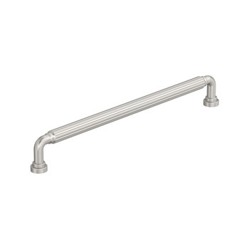 Amerock, Cowrie, 10 1/16" (256mm) Straight Pull, Satin Nickel