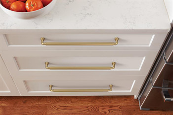 Amerock, Cowrie, 12 5/8" (320mm) Straight Pull, Champagne Bronze - installed 1
