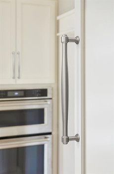Amerock, Enlivity, 12" (305mm) Straight Appliance Pull, Satin Nickel - installed 1