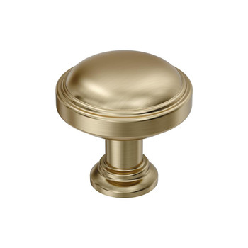 Amerock, Enlivity, 1 1/4" (32mm)  Round Knob, Golden Champagne