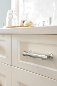 Amerock, Enlivity, 3" (76mm) Straight Pull, Polished Chrome - installed 1