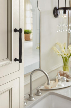 Amerock, Enlivity, 5 1/16" (128mm) Straight Pull, Oil Rubbed Bronze - installed 1