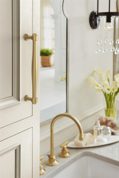 Amerock, Enlivity, 6 5/16" (160mm) Straight Pull, Champagne Bronze - installed 1