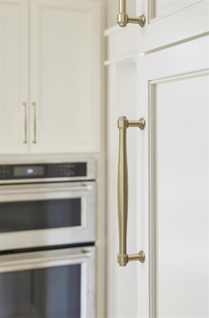 Amerock, Enlivity, 7 9/16" (192mm) Straight Pull, Golden Champagne - installed 1