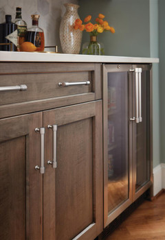 Amerock, Faircrest, 12" (305mm) Straight Appliance Pull, Polished Chrome - installed 1