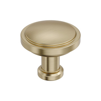 Amerock, Faircrest, 1 1/4" (32mm)  Round Knob, Golden Champagne