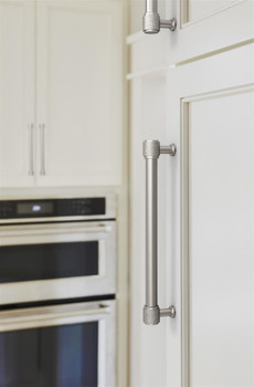 Amerock, Faraday, 7 9/16" (192mm) Straight Pull, Satin Nickel - installed 1