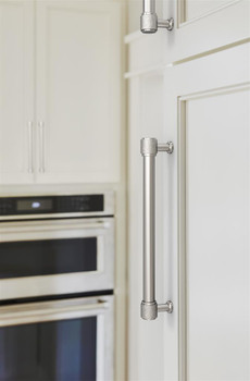 Amerock, Faraday, 7 9/16" (192mm) Straight Pull, Polished Nickel - installed 1