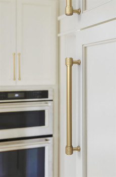 Amerock, Faraday, 8 13/16" (224mm) Straight Pull, Champagne Bronze - installed 1
