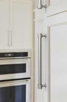 Amerock, Faraday, 8 13/16" (224mm) Straight Pull, Satin Nickel - installed 1