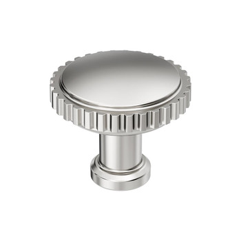 Amerock, Farewind, 1 1/4" (32mm) Round Knob, Polished Nickel