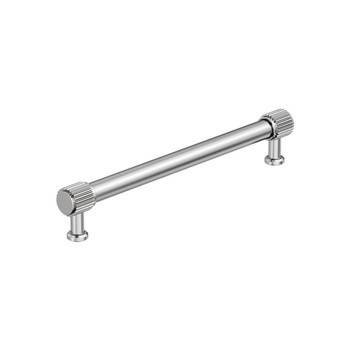 Amerock, Farewind, 7 9/16" (192mm) Straight Pull, Polished Nickel