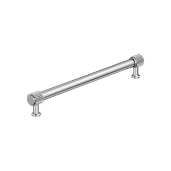 Amerock, Farewind, 8 13/16" (224mm) Straight Pull, Polished Chrome Amerock, Farewind, 8 13/16" (224mm) Straight Pull, Polished Chrome