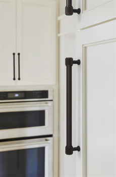 Amerock, Farewind, 8 13/16" (224mm) Straight Pull, Oil Rubbed Bronze - installed 1