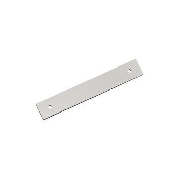 Amerock, Ladera, 5 1/16" (128mm) Pull Backplate, Polished Nickel Amerock, Ladera, 5 1/16" (128mm) Pull Backplate, Polished Nickel