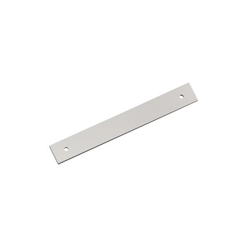 Amerock, Ladera, 6 5/16" (160mm) Pull Backplate, Polished Nickel Amerock, Ladera, 6 5/16" (160mm) Pull Backplate, Polished Nickel