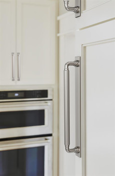 Amerock, Ladera, 8 13/16" (224mm) Pull Backplate, Polished Nickel - installed 1