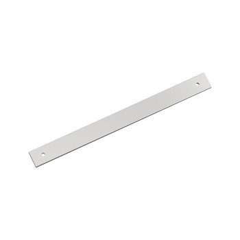 Amerock, Ladera, 10 1/16" (256mm) Pull Backplate, Polished Chrome Amerock, Ladera, 10 1/16" (256mm) Pull Backplate, Polished Chrome