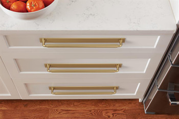 Amerock, Ladera, 12 5/8" (320mm) Pull Backplate, Champagne Bronze - installed 1