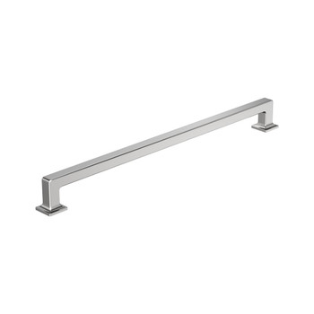 Amerock, Lintel, 18" Straight Appliance Pull, Polished Chrome Amerock, Lintel, 18" Straight Appliance Pull, Polished Chrome