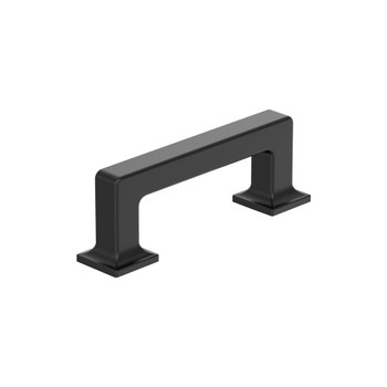 Amerock, Lintel, 3" (76mm) Straight Pull, Matte Black