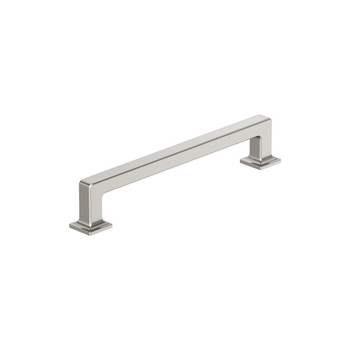 Amerock, Lintel, 6 5/16" (160mm) Straight Pull, Satin Nickel Amerock, Lintel, 6 5/16" (160mm) Straight Pull, Satin Nickel