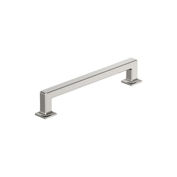 Amerock, Lintel, 6 5/16" (160mm) Straight Pull, Polished Nickel Amerock, Lintel, 6 5/16" (160mm) Straight Pull, Polished Nickel