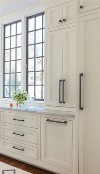 Amerock, Lintel, 12 5/8" (320mm) Straight Pull, Matte Black - installed 1
