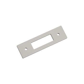 Amerock, Medora, 3" (76mm) Pull Backplate, Satin Nickel