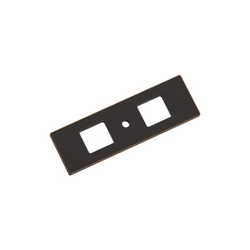 Amerock, Medora, 3 11/16" Length Knob Backplate Oil Rubbed Bronze Amerock, Medora, 3 11/16" Length Knob Backplate Oil Rubbed Bronze