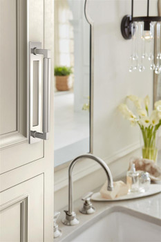 Amerock, Medora, 6 5/16" (160mm) Pull Backplate, Polished Nickel