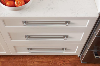 Amerock, Medora, 12 5/8" (320mm) Pull Backplate, Polished Chrome - installed 1