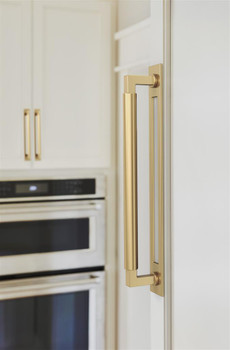 Amerock, Medora, 12" (305mm) Pull Backplate, Champagne Bronze - installed 1