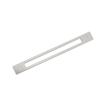 Amerock, Medora, 12" (305mm) Pull Backplate, Polished Nickel