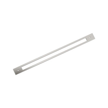 Amerock, Medora, 18" Pull Backplate, Polished Nickel