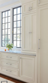 Amerock, Merced, 7 9/16" (192mm) Straight Pull, Polished Chrome - installed 1