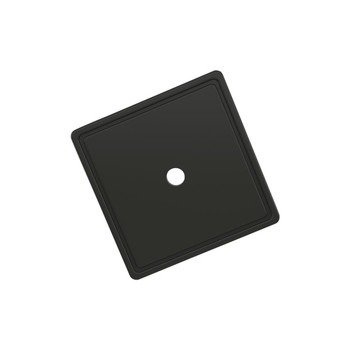 Amerock, Thoreau, 1 9/16" Knob Backplate Matte Black