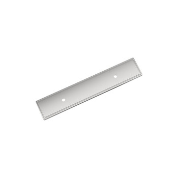 Amerock, Thoreau, 3" (76mm) Pull Backplate, Polished Chrome