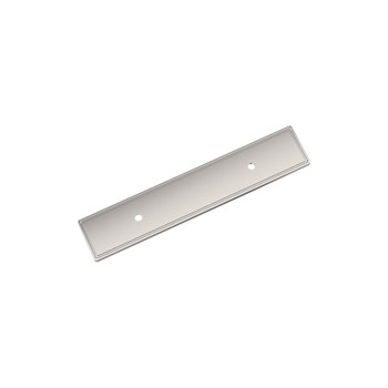 Amerock, Thoreau, 3" (76mm) Pull Backplate, Polished Nickel