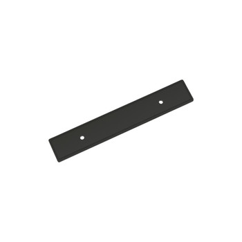 Amerock, Thoreau, 3 3/4" (96mm) Pull Backplate, Matte Black
